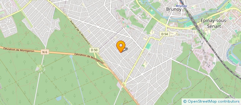 localisation de l'entreprise MONSIEUR JULIEN CAVANNA  BRUNOY