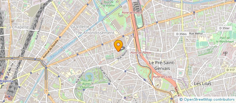 localisation de l'entreprise MONSIEUR JULIEN CAVARD  PARIS