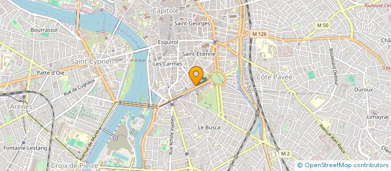 localisation de l'entreprise MONSIEUR JULIEN CAZANAVE  TOULOUSE