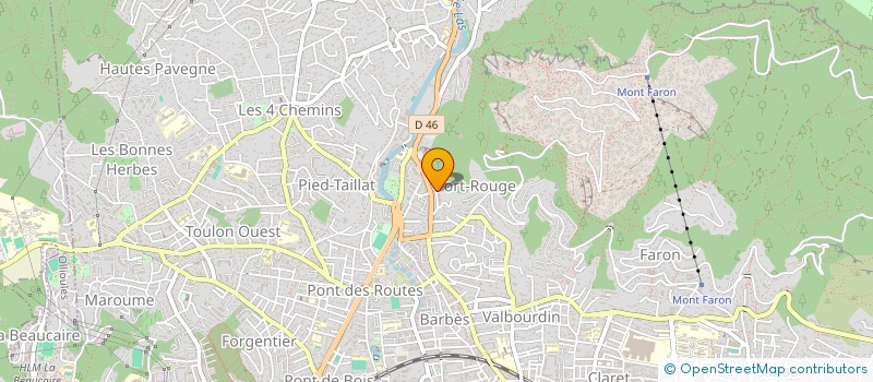 localisation de l'entreprise MONSIEUR JULIEN CECCALDI à TOULON