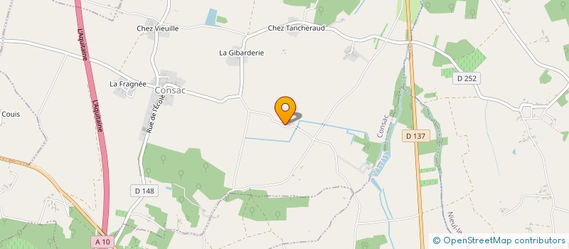 localisation de l'entreprise MONSIEUR JULIEN CELLARIER  CONSAC