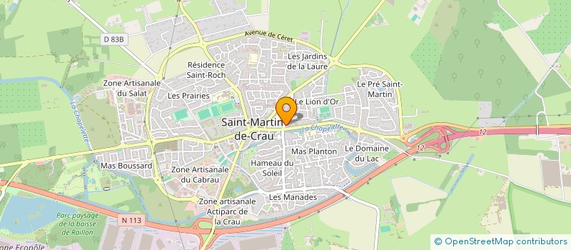 localisation de l'entreprise MONSIEUR JULIEN CHABANNES à SAINT-MARTIN-DE-CRAU