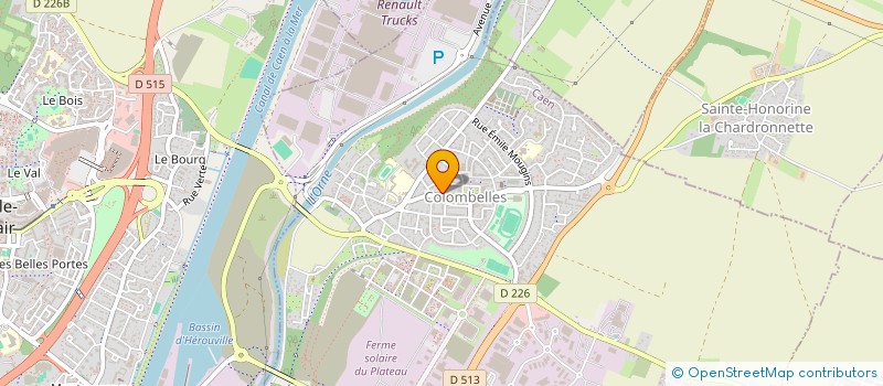 localisation de l'entreprise MONSIEUR JULIEN CHABERT  COLOMBELLES