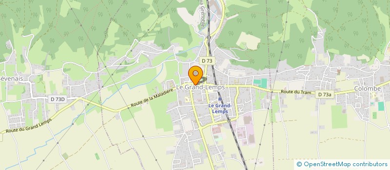 localisation de l'entreprise MONSIEUR JULIEN CHABRIER  LE GRAND-LEMPS