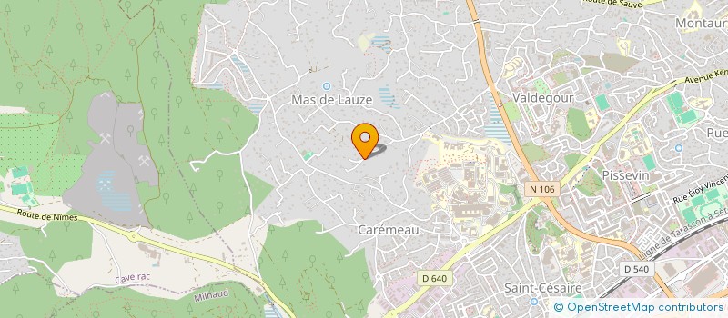 localisation de l'entreprise MONSIEUR JULIEN CHABROLLES  NIMES