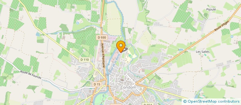 localisation de l'entreprise MONSIEUR JULIEN CHADEFFAUD  CONDOM