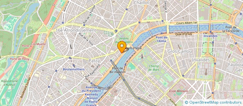 localisation de l'entreprise MONSIEUR JULIEN CHADEYRON  PARIS