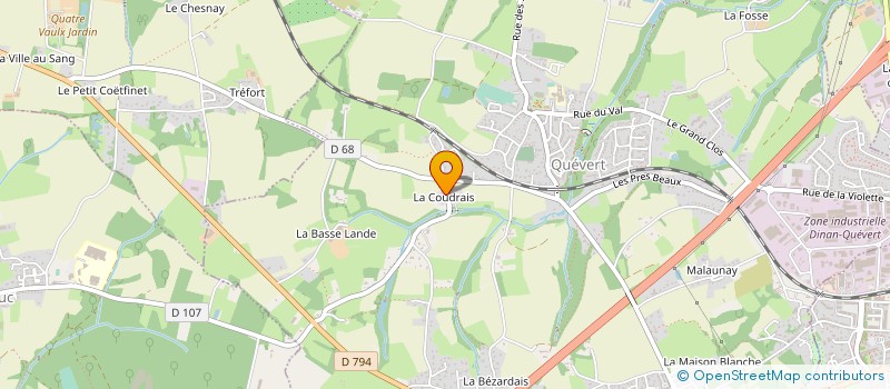 localisation de l'entreprise MONSIEUR JULIEN CHAILLOU à QUEVERT