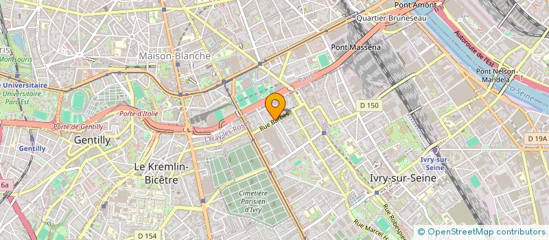 localisation de l'entreprise MONSIEUR JULIEN CHAINTRON  IVRY-SUR-SEINE