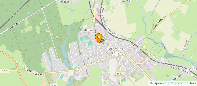 localisation de l'entreprise MONSIEUR JULIEN CHAMBRY  FORGES-LES-EAUX