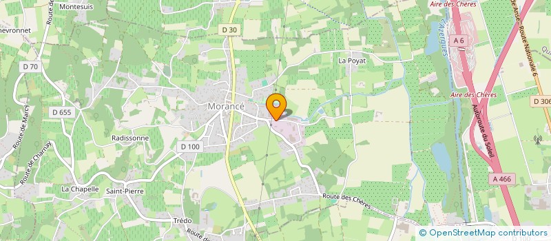 localisation de l'entreprise MONSIEUR JULIEN CHAMFRAY  MORANCE