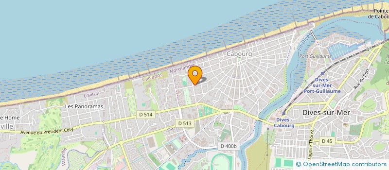 localisation de l'entreprise MONSIEUR JULIEN CHAMPAIN  CABOURG