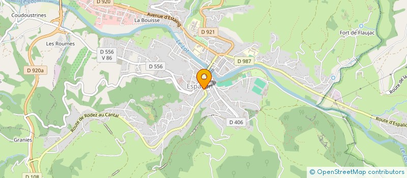localisation de l'entreprise MONSIEUR JULIEN CHAMPEIL à ESPALION