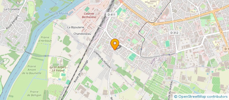 localisation de l'entreprise MONSIEUR JULIEN CHAMPEROUX à ANGERS