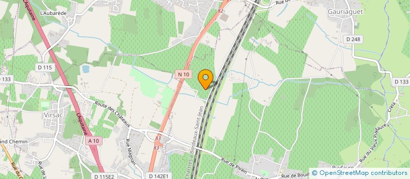 localisation de l'entreprise MONSIEUR JULIEN CHAMPEVAL  VAL DE VIRVEE