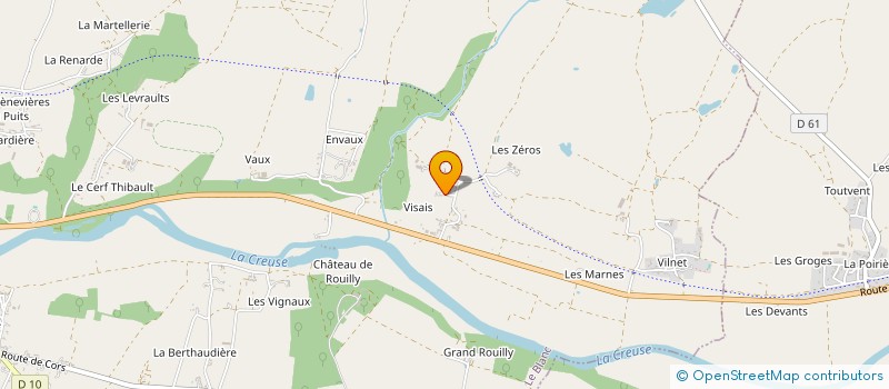 localisation de l'entreprise MONSIEUR JULIEN CHANTRAINE à CONCREMIERS