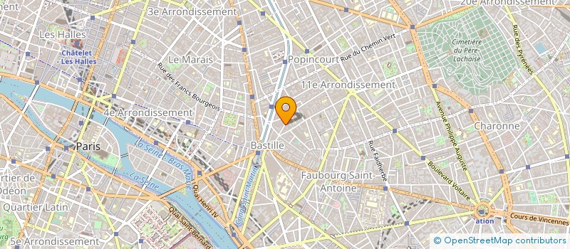 localisation de l'entreprise MONSIEUR JULIEN CHANTRAN  PARIS