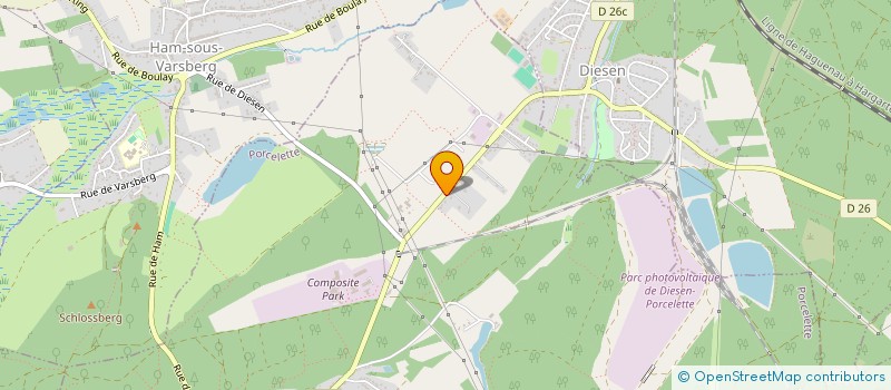 localisation de l'entreprise MONSIEUR JULIEN CHANTY  PORCELETTE