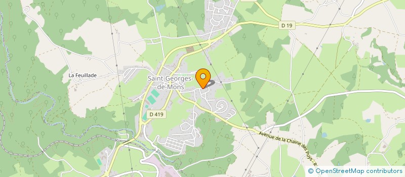 localisation de l'entreprise MONSIEUR JULIEN CHAPEL  SAINT-GEORGES-DE-MONS