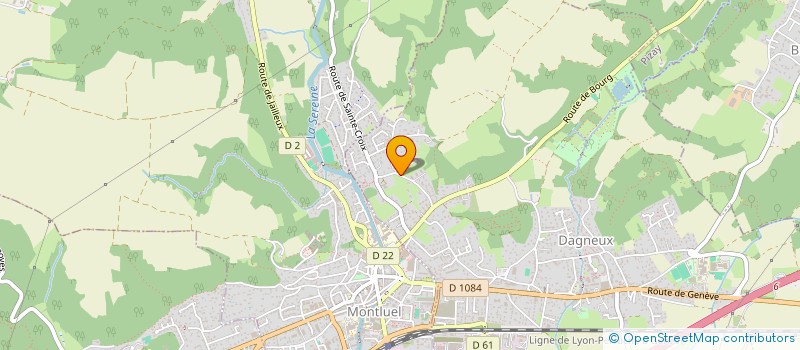 localisation de l'entreprise MONSIEUR JULIEN CHAPELAND  DAGNEUX