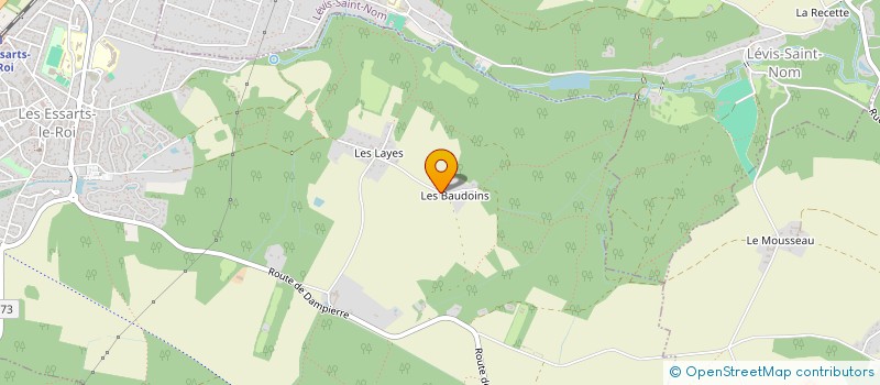 localisation de l'entreprise MONSIEUR JULIEN CHAPELLIER  LES ESSARTS-LE-ROI