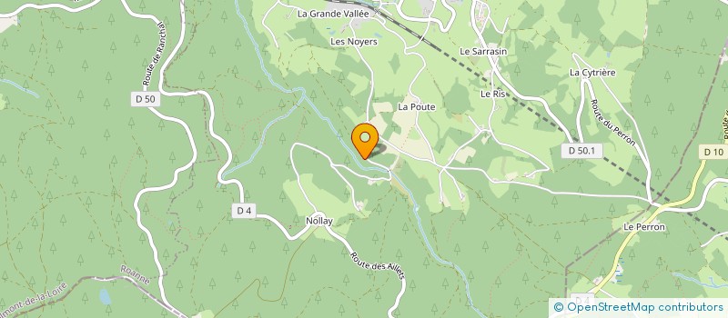 localisation de l'entreprise MONSIEUR JULIEN CHAPIRON  BELLEROCHE