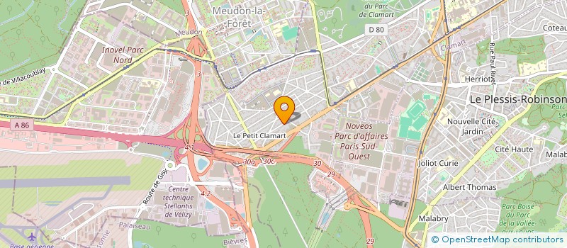 localisation de l'entreprise MONSIEUR JULIEN CHARBONNEL à CLAMART