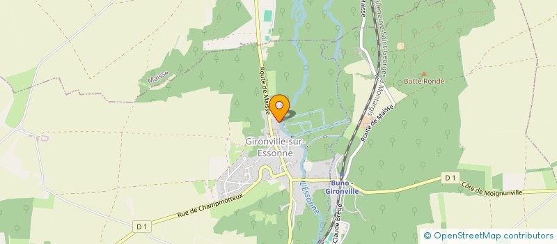 localisation de l'entreprise MONSIEUR JULIEN CHARBONNEL  GIRONVILLE-SUR-ESSONNE