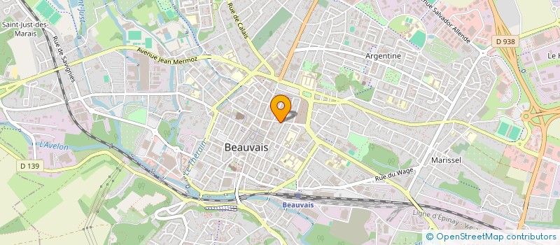 localisation de l'entreprise MONSIEUR JULIEN CHARBONNIER  BEAUVAIS