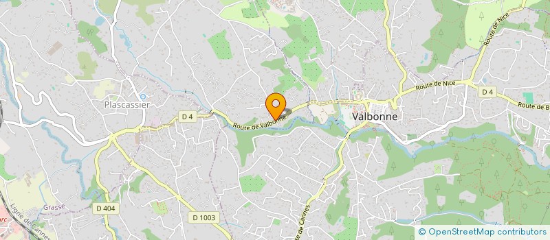 localisation de l'entreprise MONSIEUR JULIEN CHARDON  CHATEAUNEUF-GRASSE