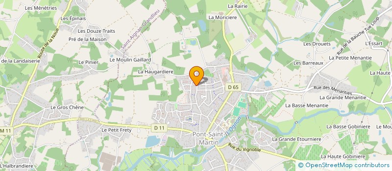 localisation de l'entreprise MONSIEUR JULIEN CHARLET  PONT-SAINT-MARTIN