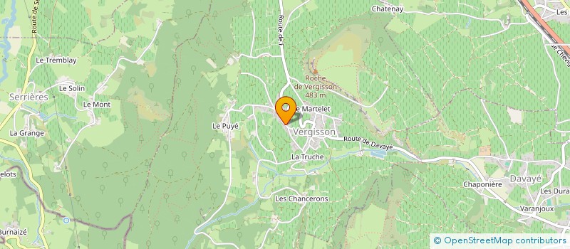 localisation de l'entreprise MONSIEUR JULIEN CHARMOND à VERGISSON