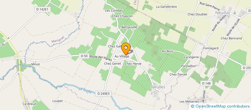 localisation de l'entreprise MONSIEUR JULIEN CHARRE  NEULLES