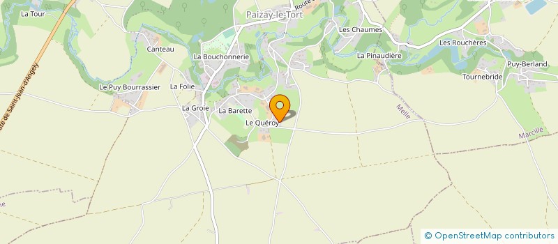 localisation de l'entreprise MONSIEUR JULIEN CHARRON  MELLE