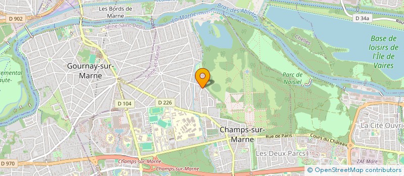 localisation de l'entreprise MONSIEUR JULIEN CHASSARD  CHAMPS-SUR-MARNE