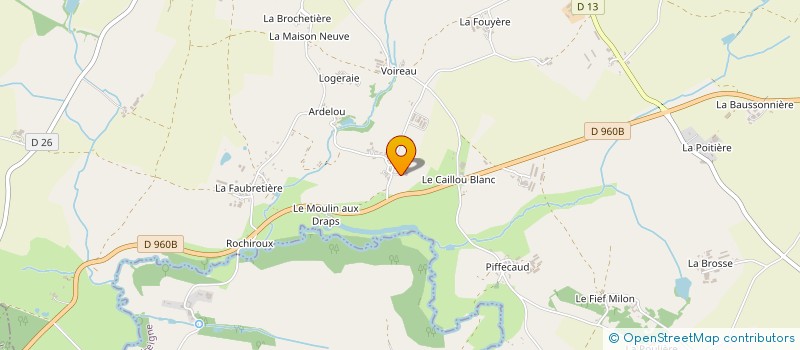 localisation de l'entreprise MONSIEUR JULIEN CHASSERIAU  LE BOUPERE