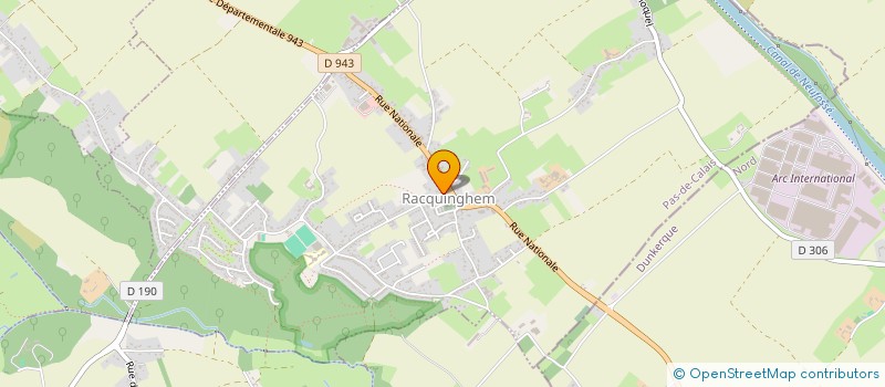 localisation de l'entreprise MONSIEUR JULIEN CHAUDET  RACQUINGHEM