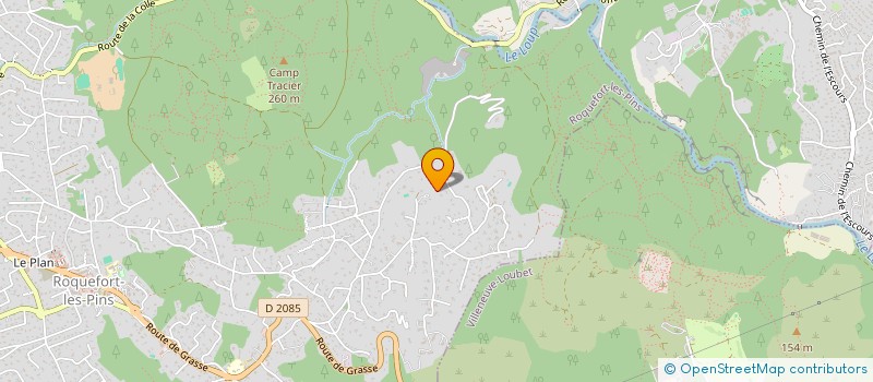 localisation de l'entreprise MONSIEUR JULIEN CHAUMANET  ROQUEFORT-LES-PINS