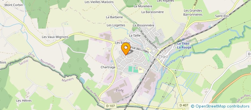 localisation de l'entreprise MONSIEUR JULIEN CHAUMIER à VAL-AU-PERCHE