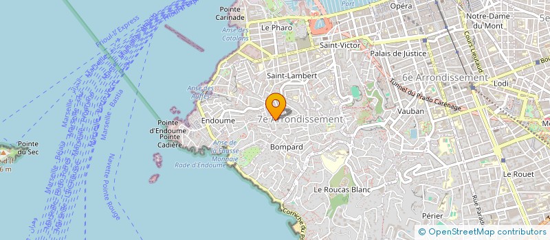 localisation de l'entreprise MONSIEUR JULIEN CHAUTARD  MARSEILLE