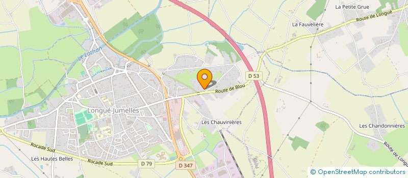 localisation de l'entreprise MONSIEUR JULIEN CHAUVEAU à LONGUE-JUMELLES
