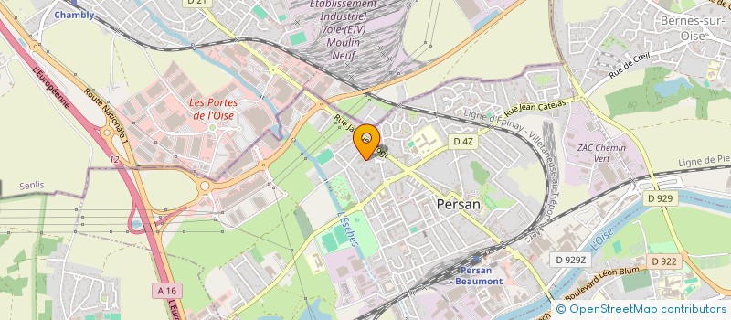 localisation de l'entreprise MONSIEUR JULIEN CHAUVEL  PERSAN