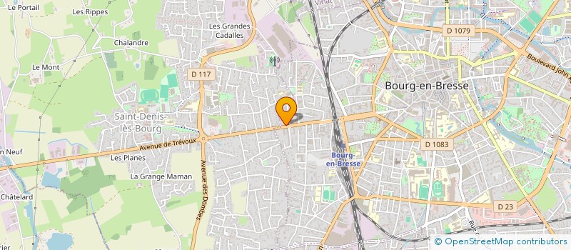 localisation de l'entreprise MONSIEUR JULIEN CHAVEYRIAT à BOURG-EN-BRESSE