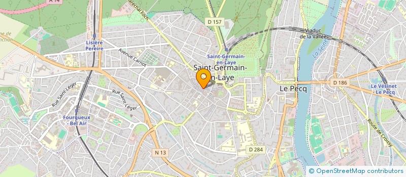 localisation de l'entreprise MONSIEUR JULIEN CHAVINIER  SAINT-GERMAIN-EN-LAYE