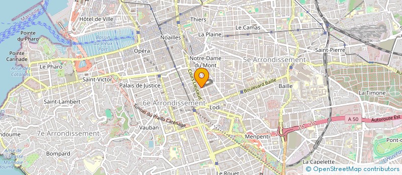 localisation de l'entreprise MONSIEUR JULIEN CHEGAR à MARSEILLE