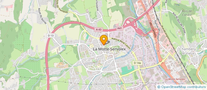 localisation de l'entreprise MONSIEUR JULIEN CHENAL  LA MOTTE-SERVOLEX