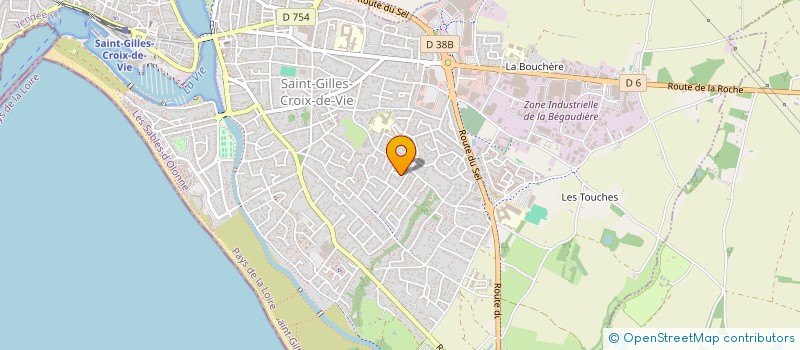 localisation de l'entreprise MONSIEUR JULIEN CHERAMY à SAINT-GILLES-CROIX-DE-VIE