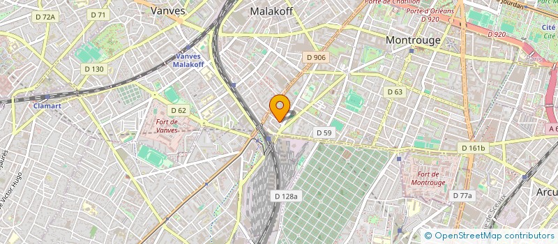 localisation de l'entreprise MONSIEUR JULIEN CHERON à MONTROUGE