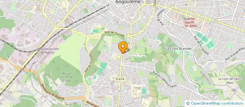 localisation de l'entreprise MONSIEUR JULIEN CHESNEAU à ANGOULEME