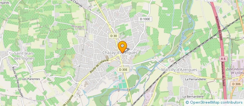 localisation de l'entreprise MONSIEUR JULIEN CHEVALIER  CHAZAY-D'AZERGUES